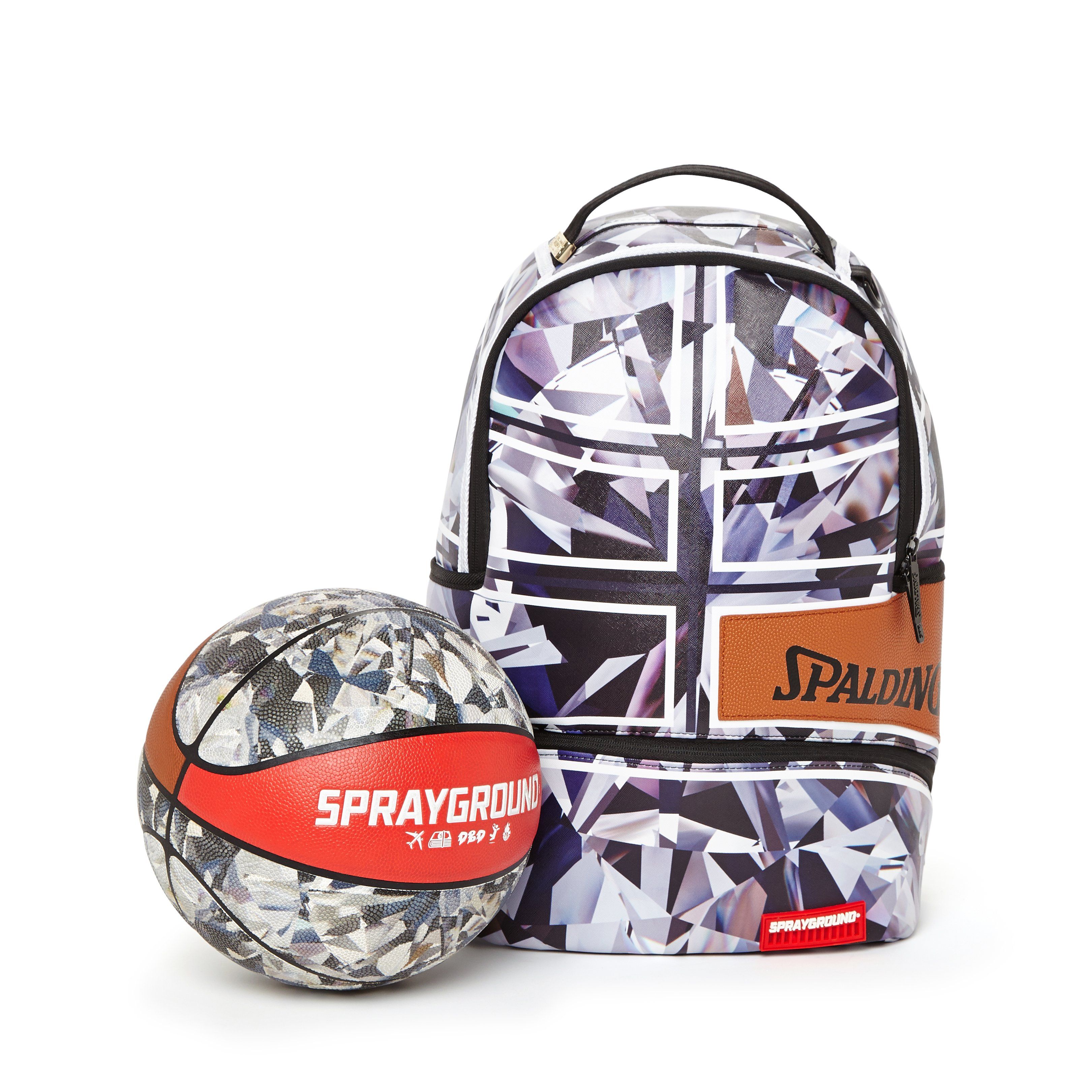SPALDING X SPRAYGROUND DIAMOND BASKETBALL