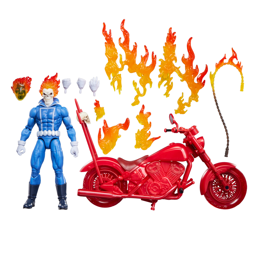 Marvel Legends Series Ghost Rider Johnny Blaze with Motorcycle