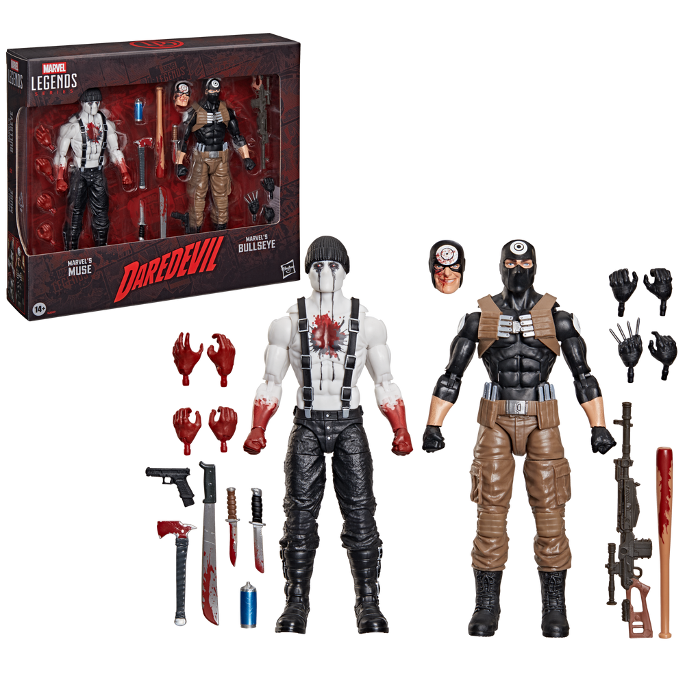 Marvel Legends Series Marvel’s Bullseye and Marvel’s Muse