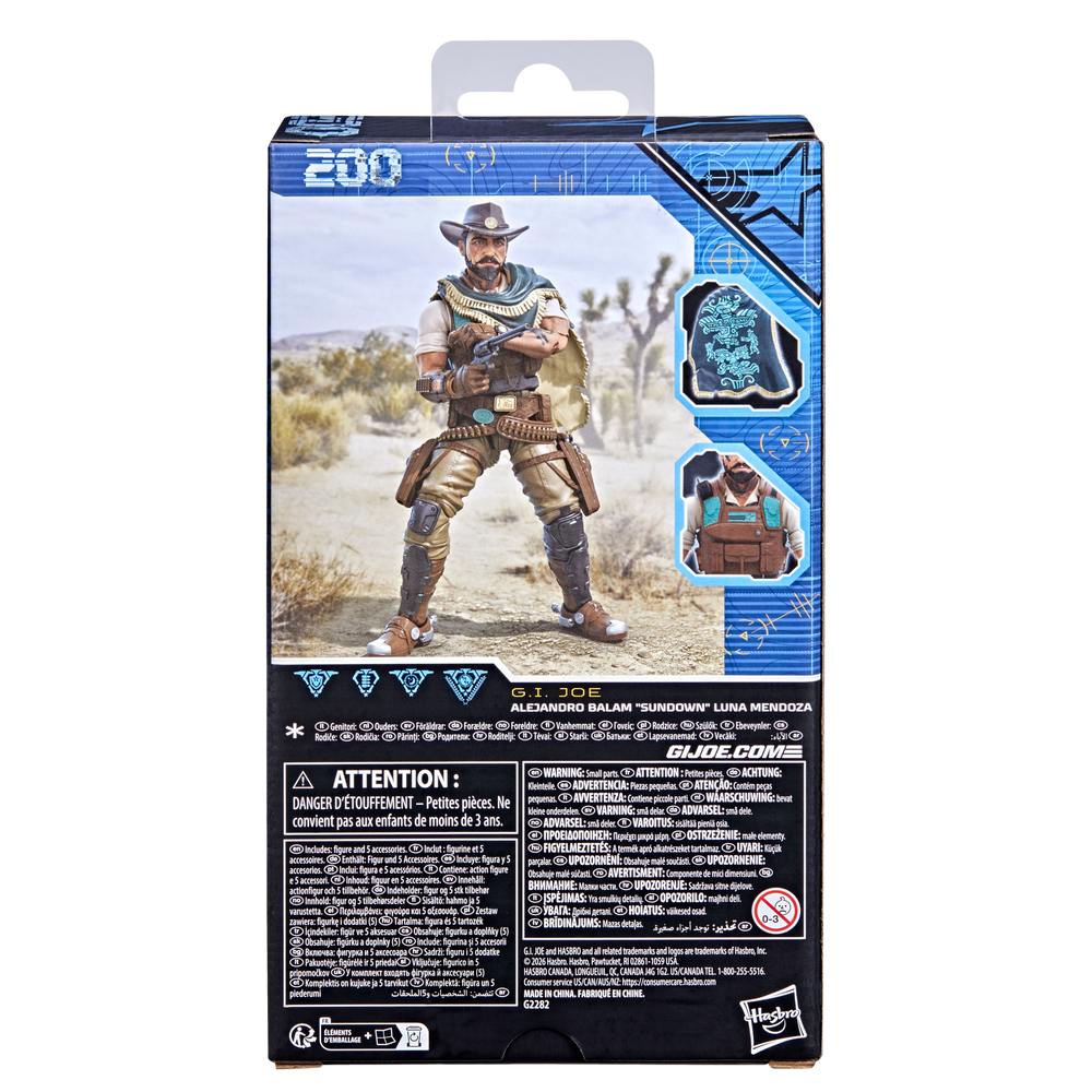 G.I. Joe Classified Series #200, Alejandro Balam "Sundown" Luna Mendoza