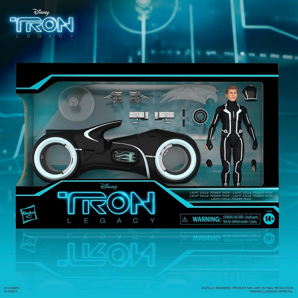 Tron: Legacy Light Cycle Power Pack with 6" Sam Flynn