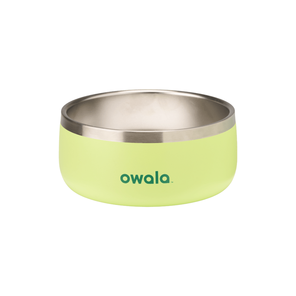 Owala Pet Bowl 3-cup size in bright lime/chartreuse green