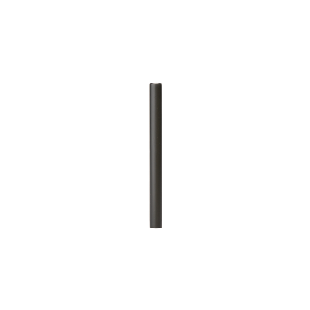 Owala 115mm Replacement Straw in dark charcoal black, short wide straw