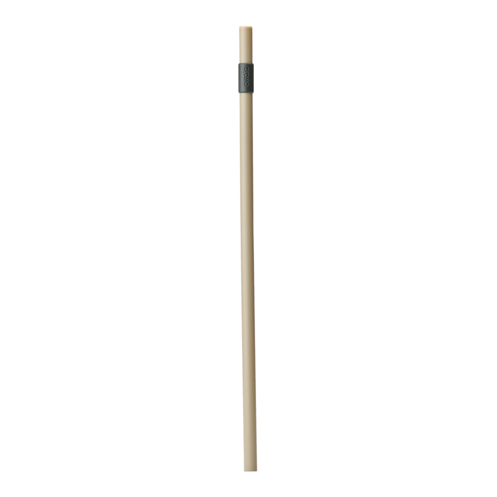 Owala 301mm Replacement Straw in natural tan body with dark grey connector near the top (Green House colorway)